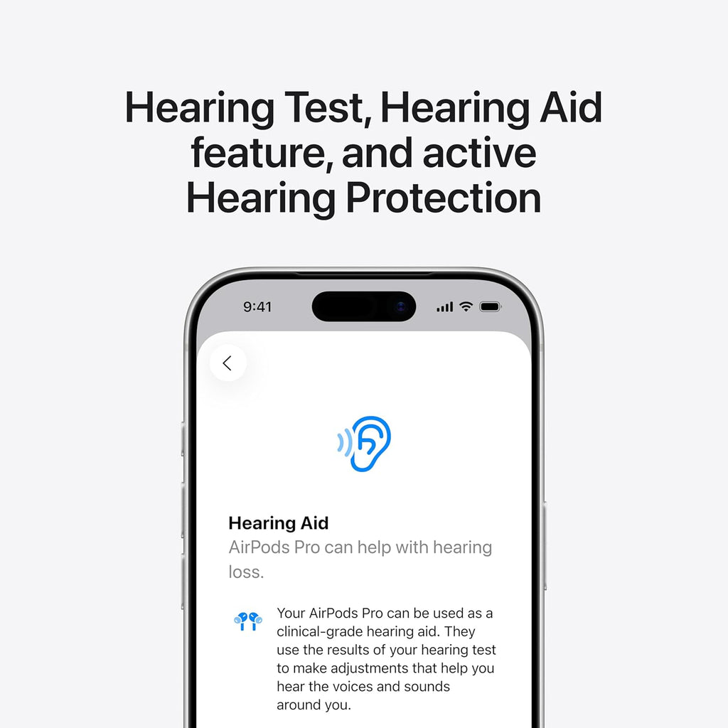 Airpods Pro 3 Wireless Earbuds, Active Noise Cancellation, Live Translation, Heart Rate Sensing,Hearing Aid Feature,Bluetooth Headphones,Spatial Audio, High-Fidelity Sound, USB-C Charging, White